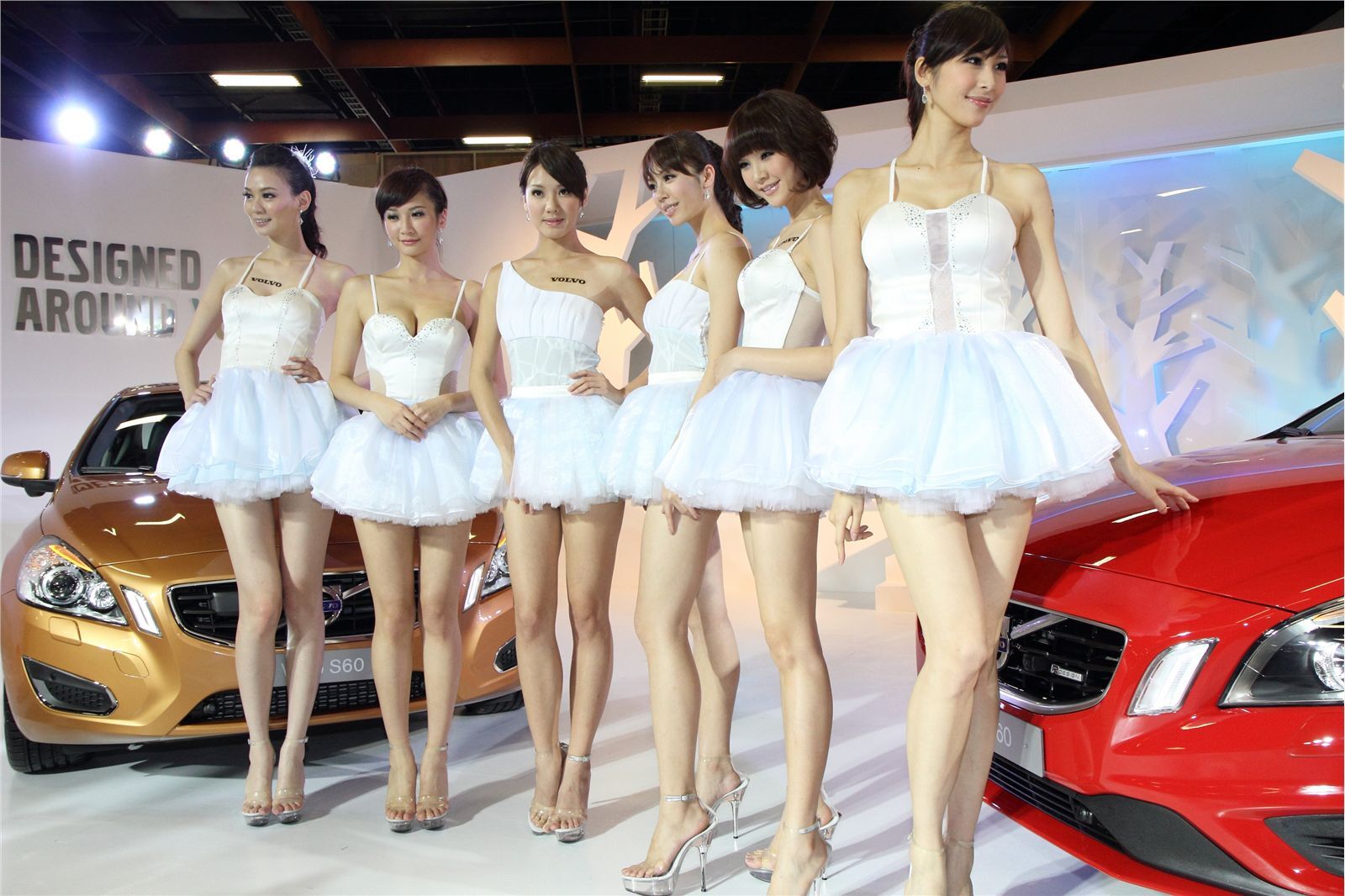 2012 model auto show shows a collection of beautiful women